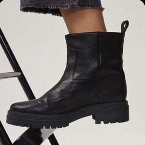Ba&sh bottiness cighter boots - noir size 38
